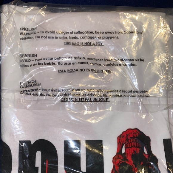 Vlone Shirts Vlone X City Morgue White Drip T Shirt In Large Poshmark